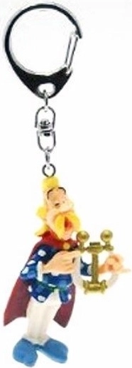 Porte-clés Plastoy Assurancetourix avec lyre (Astérix & Obélix) - 1 pièce