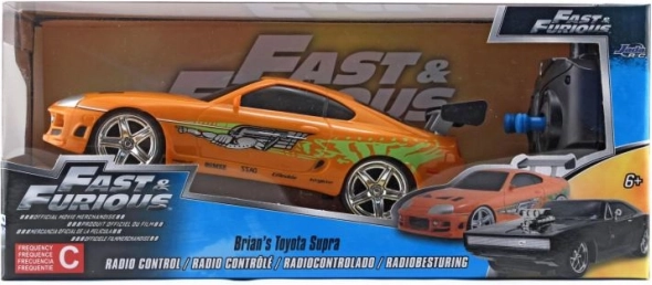 Rapides et dangereux voiture RC Toyota Supra de Brian 1:24