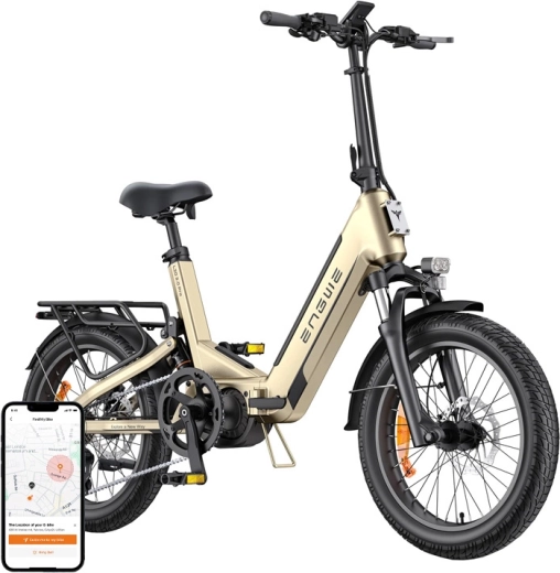 Engwe L20 3.0 Pro vélo électrique pliant urbain 20" doré