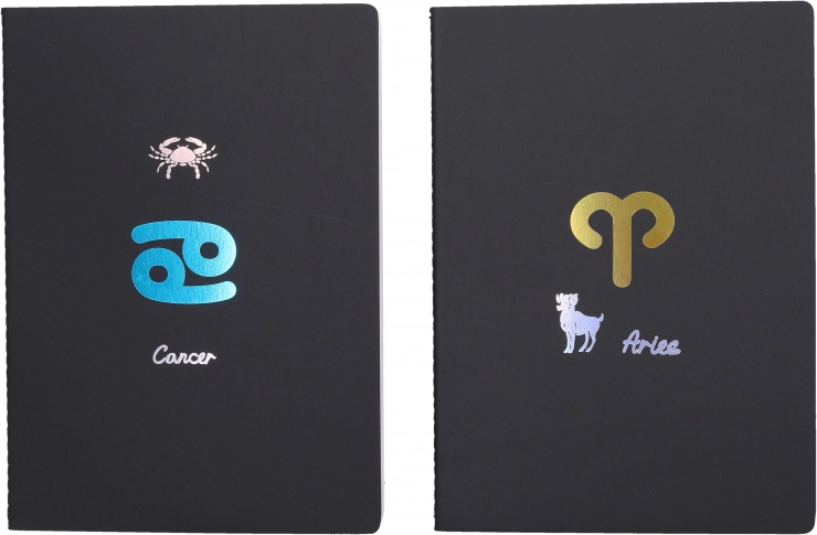 Carnet ligné Zodiac 18,5×25,5 cm