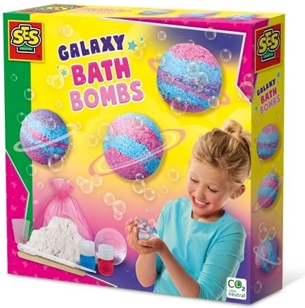 SES Creative bombes de bain effervescentes Galaxy – kit créatif