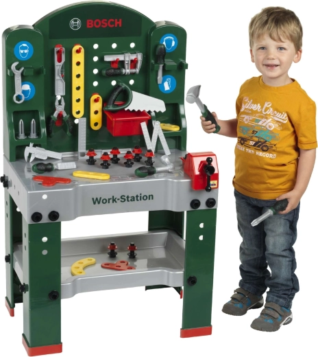 Établi de travail pour enfants Bosch mini avec outils – défectueux