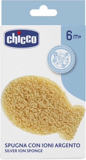 Éponge de lavage avec ions d’argent CHICCO 6m+