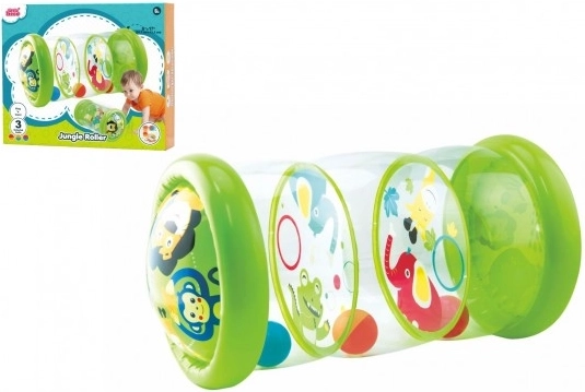 Cylindre éducatif gonflable pour enfants avec balles et animaux