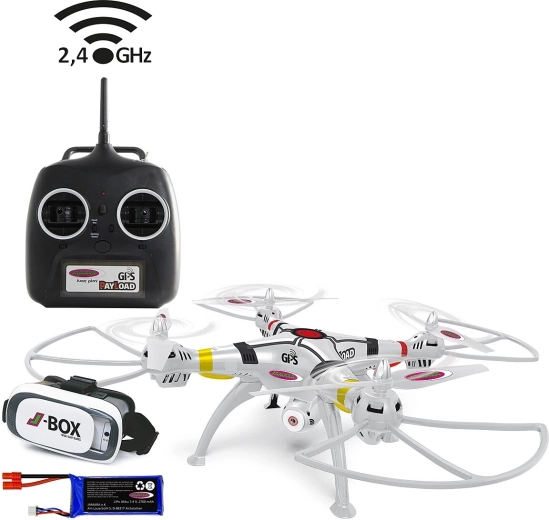 Drone GPS VR Jamara Payload avec WiFi FPV et caméra HD 720p