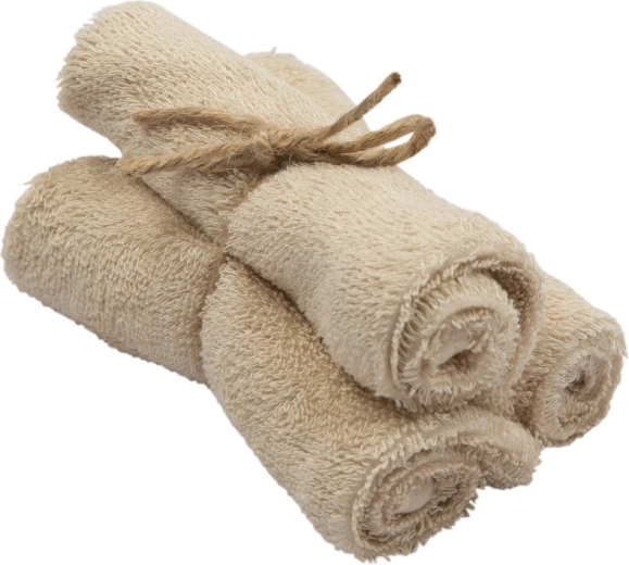 Serviettes éponge en bambou Timboo Frosted Almond 29,5 × 50 cm - 3 pcs