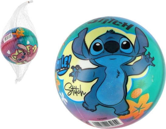 Balle gonflable Stitch 14 cm en filet
