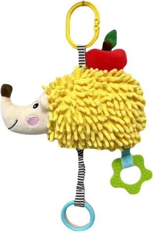 hérisson musical en peluche 18 cm
