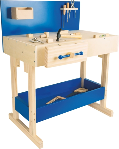 Établi en bois pour enfants avec outils pour jeu créatif