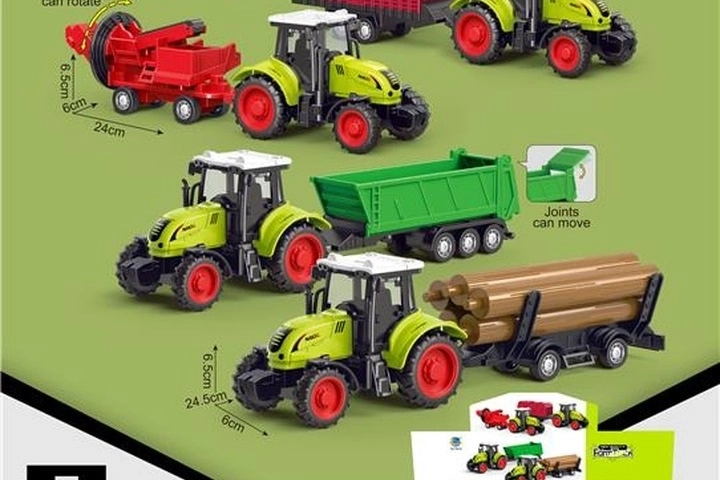 Tracteur pour enfants avec machine agricole Maxell