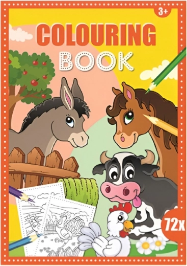 Livre de coloriage A4, 72 pages