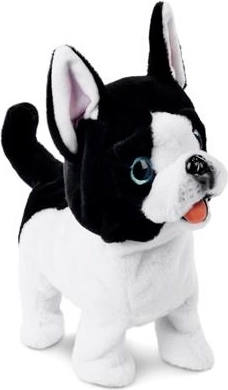 Petit chien interactif qui marche en laisse