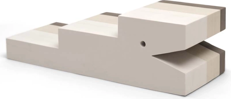 bObles crocodile L sand grey – jouet sensoriel de motricité et d’équilibre