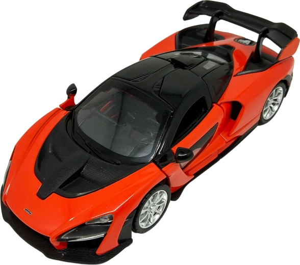 Modèle de voiture en métal 1:32 McLaren Senna avec lumière et son