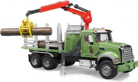 Grue fonctionnelle pour le chargement des billes de bois