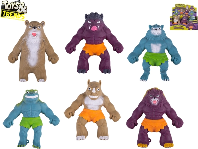 Toys&Trends Brainboooom figurine extensible monstre « prédateur » 14 cm (assortiment de 6 modèles) 12 pcs en boîte présentoir