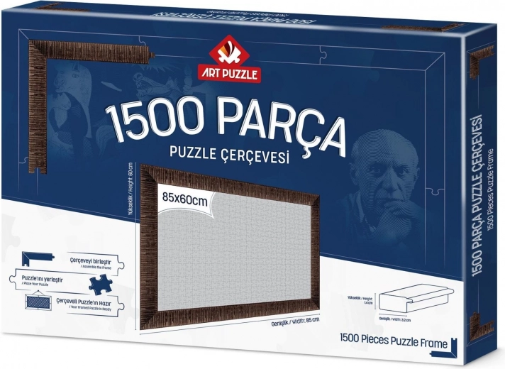 Cadre pour puzzle 85x60 cm marron