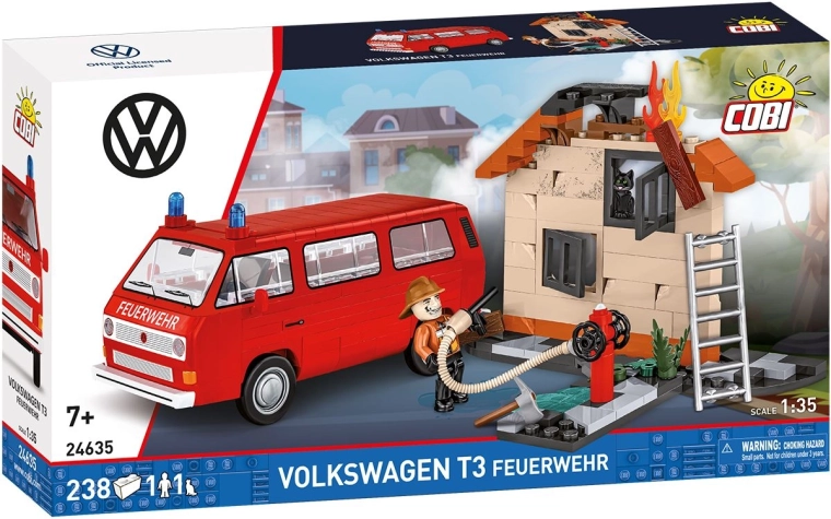 Cobi Volkswagen T3 pompiers 1:35 – kit de construction