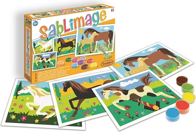 Sentosphere Sablimage mini images de sable chevaux