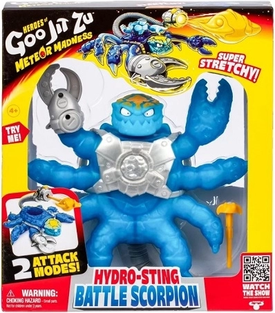 Goo Jit Zu Hydro-sting Battle scorpion – figurine d’action super élastique - 1 pièce