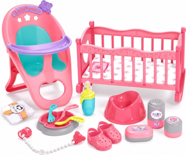 S’occuper comme d’un vrai bébé : lit, pot et repas