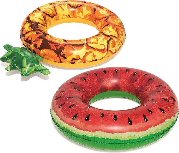Bouée gonflable ananas 116 × 88 cm BESTWAY
