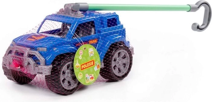 Porteur et trotteur pour enfant Legionista avec poignée de guidage, bleu