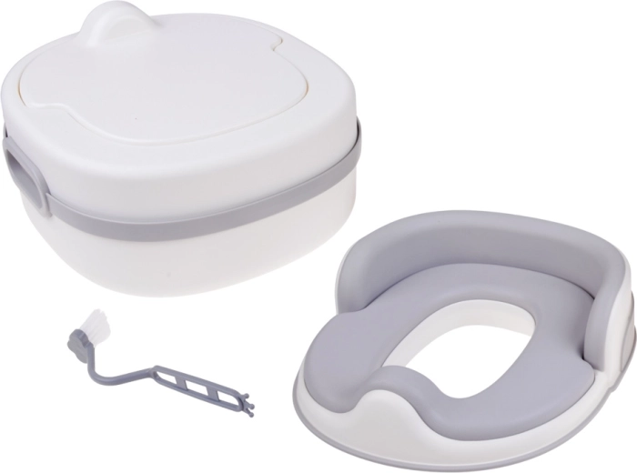 Nettoyage hygiénique grâce au récipient amovible et à la brosse