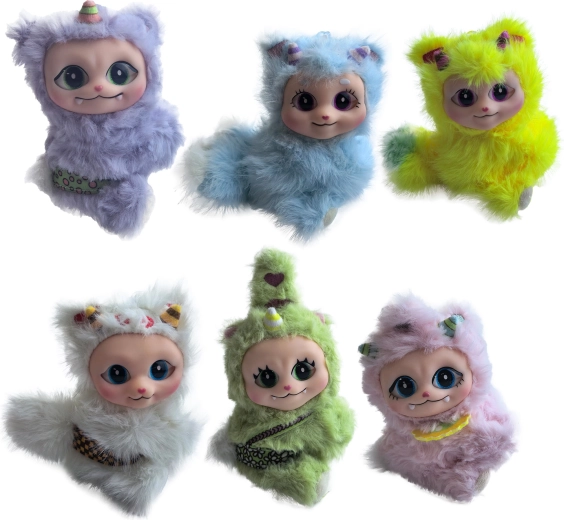 Porte-clés en peluche Momoland 12 cm (mix de 6 modèles)