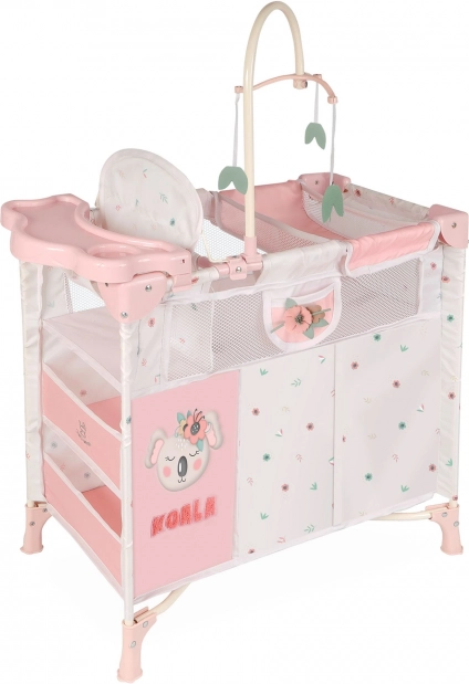 Lit pliant pour poupées avec accessoires Koala 2024