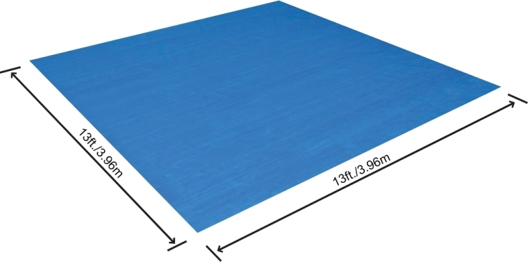 Tapis de protection pour piscine 396 × 396 cm Bestway