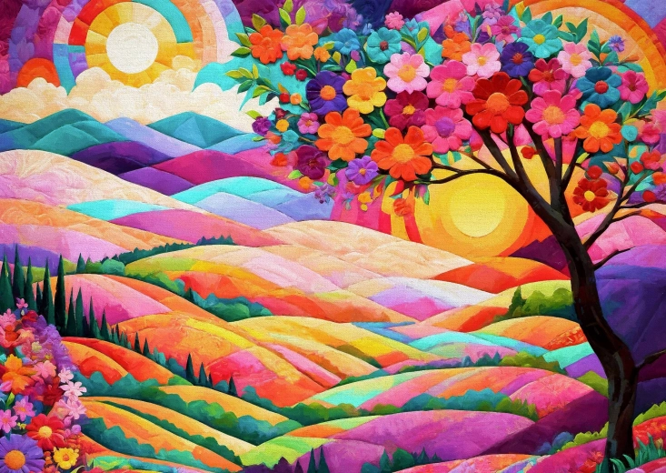 Puzzle Enjoy Terre aux deux soleils 1000 pièces