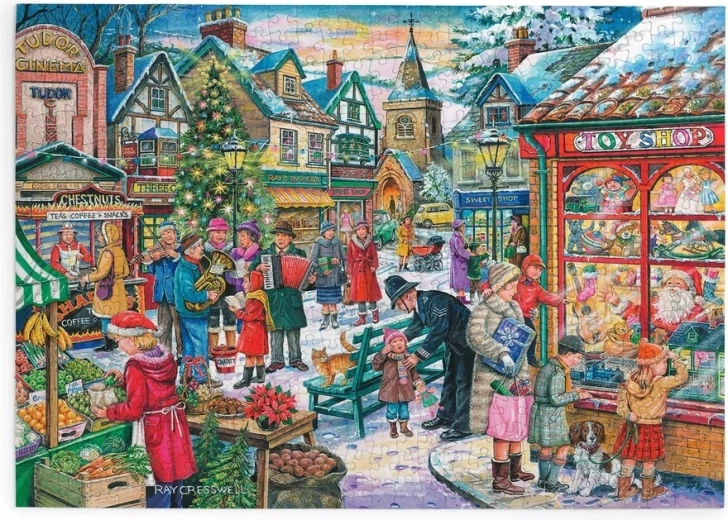 HOP Puzzle Achats de Noël, 500 grandes pièces