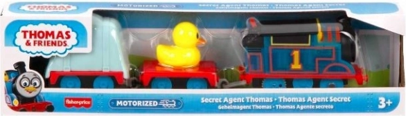 thomas & friends locomotive motorisée thomas agent secret avec wagon