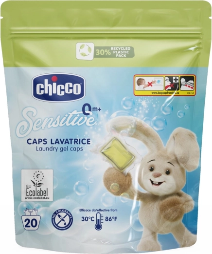 Capsules de lavage CHICCO Baby Sensitive, 20 pcs