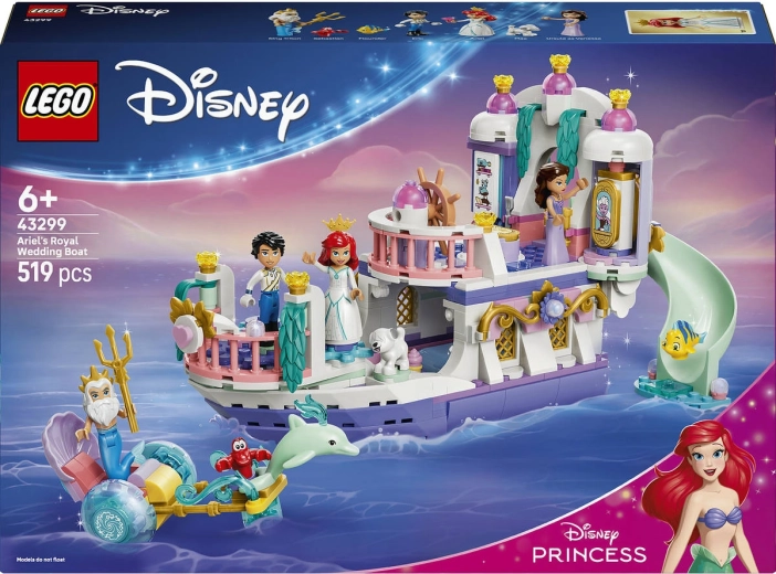 LEGO Disney Princesses Le bateau de mariage royal d’Ariel