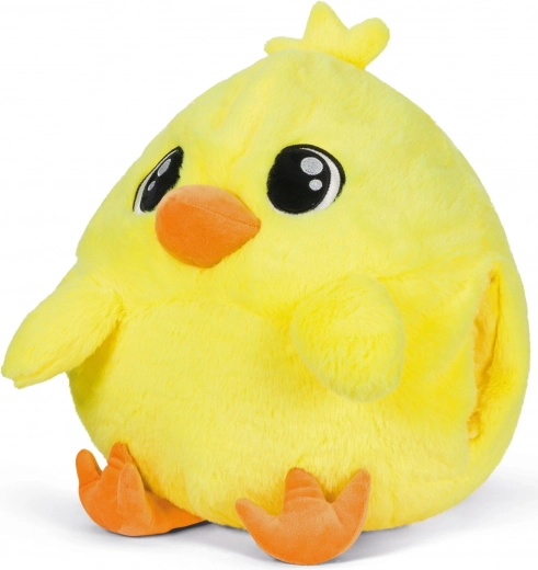 Cozy Noxxiez coussin chauffant en peluche 3 en 1 – poussin