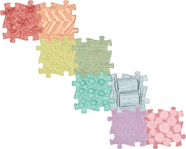 Couleurs pastel et matériau sûr