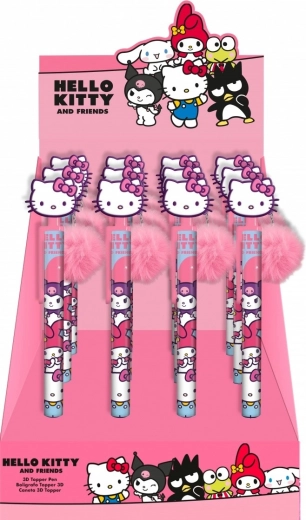 Stylo à bille avec topper Hello Kitty - 1 pièce