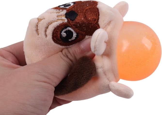 Peluche douce et sortie amusante de la bille