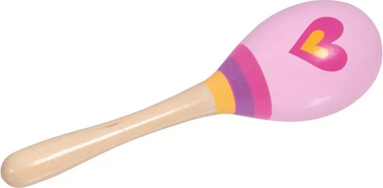 Rumba boule en bois Goki rose