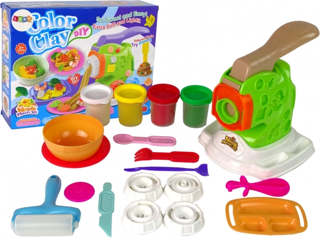 Ensemble pour fabriquer des spaghettis en pâte à modeler pour enfants