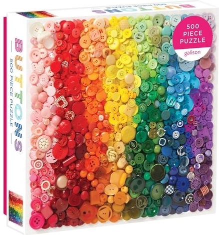 Boutons Arc-en-ciel Puzzle 500 pièces