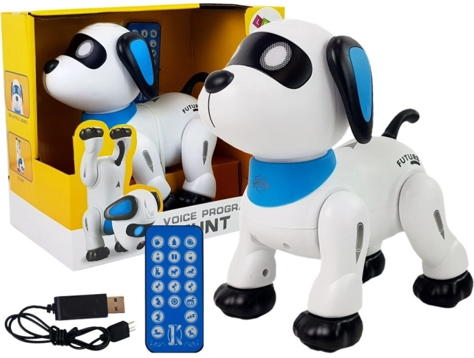 Chien robot interactif télécommandé