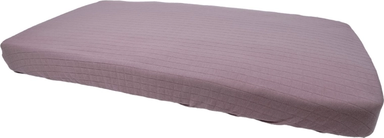 Drap-housse Lodger pour berceau Slumber Solid Rose 40 × 80 cm