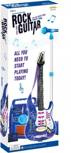 guitare pour enfants avec haut-parleur et microphone