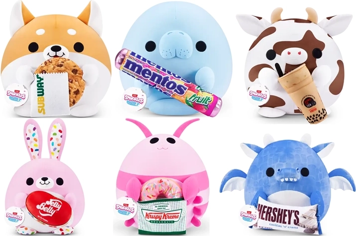 Personnages à collectionner avec une “gourmandise”