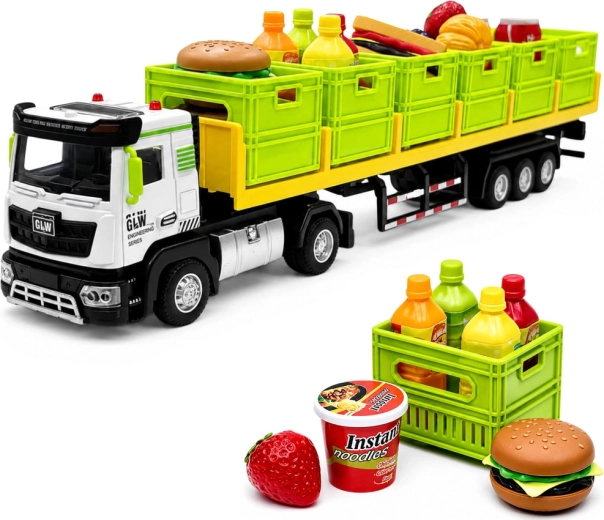 6 caisses avec mini aliments