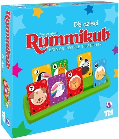 TMT Rummikub Junior – jeu de société avec des animaux