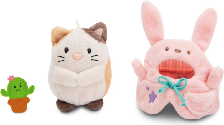 Adorable set 3-en-1 : Angy, cactus Moodi et costume de lapin